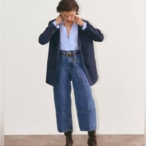 Everlane Oversized Blazer in Buttersmooth